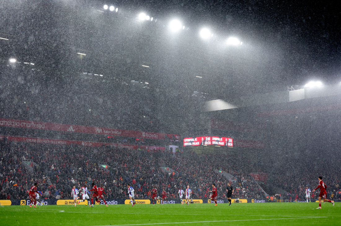 Regnvejr på Anfield