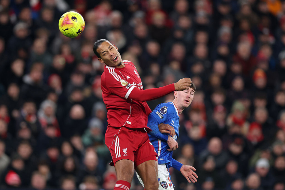 Virgil van Dijk hovedstød mod Sunderland