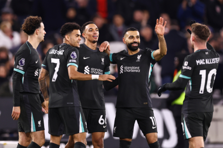 Liverpool fejrer en scoring mod West Ham