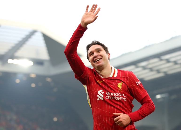 Federico Chiesa fejrer sin første Liverpool scoring.