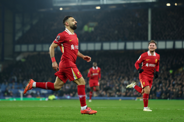 Salah scorer mod Everton