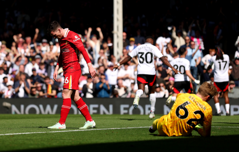 Robbo ærgrer sig efter scoring mod Fulham